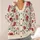 Red Rose Botanical Blooms for Romantic Everyday Layering, Women's Spring and Fall Occasions All-over Print Knitted Cardigan - 4