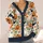 Pumpkin Bat Ghosts And Wildflowers For Cozy Autumn Outings, Halloween Fans, Women All-over Print Knitted Cardigan - 4