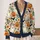 Pumpkin Bat Ghosts And Wildflowers For Cozy Autumn Outings, Halloween Fans, Women All-over Print Knitted Cardigan - 2