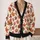 Autumn Maple Leaves In Warm Tones For Cozy Layering And Weekend Outings, Women's Style All-over Print Knitted Cardigan - 2