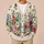 Vintage Rose Daisy Meadow for Casual Autumn Layering and Everyday Women’s Wardrobe Style All-over Print Knitted Cardigan - 6