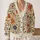 Rustic Wildflower Blooms for Cozy Autumn Layering and Everyday Feminine Weekend Style All-over Print Knitted Cardigan - 2
