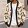 Dachshund Celebration Motif for Cozy Autumn Layering, Playful Style for Dog Lovers All-over Print Knitted Cardigan - 5