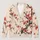 Crimson Plum Blossom Branches for Autumn Layering and Everyday East Asian Inspired Style All-over Print Knitted Cardigan - 1