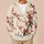 Crimson Plum Blossom Branches for Autumn Layering and Everyday East Asian Inspired Style All-over Print Knitted Cardigan - 6