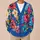 Colorful Floral Blooms for Bright Everyday Layering, Garden Events, and Weekend Style All-over Print Knitted Cardigan - 6