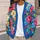 Colorful Floral Blooms for Bright Everyday Layering, Garden Events, and Weekend Style All-over Print Knitted Cardigan - 5