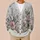 Watercolor Wildflower Bouquet Motifs For Relaxed Everyday Layering And Garden Style All-over Print Knitted Cardigan - 6