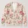 Pink Rose Florals for Romantic Everyday Layering, Feminine Cottagecore Wardrobe Aesthetic All-over Print Knitted Cardigan - 1