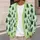 Evergreen Christmas Trees for Cozy Holiday Gatherings and Women's Winter Wardrobes All-over Print Knitted Cardigan - 5