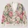 Pastel Wildflower Clusters for Relaxed Everyday Layering and Spring Weekend Style All-over Print Knitted Cardigan - 1