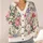Pastel Wildflower Clusters for Relaxed Everyday Layering and Spring Weekend Style All-over Print Knitted Cardigan - 4