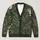 Dark Green Woodland Ferns and Wildflowers for Relaxed Everyday Layering Wardrobe for Nature Lovers All-over Print Knitted Cardigan - 1