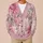 Pink Dahlia Blossoms for Romantic Everyday Layering and Garden Gatherings Women Love All-over Print Knitted Cardigan - 6