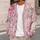 Pink Dahlia Blossoms for Romantic Everyday Layering and Garden Gatherings Women Love All-over Print Knitted Cardigan - 5