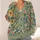 Colorful Botanical Circles for Relaxed Layering and Everyday Outdoor Style for Women All-over Print Knitted Cardigan - 4