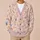 Pastel Wildflower Meadow For Spring Layering And Everyday Feminine Weekend Style All-over Print Knitted Cardigan - 6