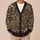 Dark Botanical Scrolls With Vintage Floral Charm For Relaxed Everyday Layering Women All-over Print Knitted Cardigan - 6