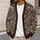 Dark Botanical Scrolls With Vintage Floral Charm For Relaxed Everyday Layering Women All-over Print Knitted Cardigan - 5