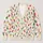 Colorful Holiday String Lights On Ivory For Cozy Winter Layering And Festive Gatherings All-over Print Knitted Cardigan - 1