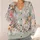 Romantic Pastel Rose Bouquet Floral Blooms for Everyday Layering and Garden Style All-over Print Knitted Cardigan - 4