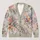 Romantic Pastel Rose Bouquet Floral Blooms for Everyday Layering and Garden Style All-over Print Knitted Cardigan - 1