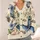 Blue Butterfly and Wildflower Motifs for Relaxed Spring Layering and Garden Day Outings All-over Print Knitted Cardigan - 4