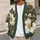 Daisy Flower Botanical Layering Style for Everyday and Dressy Women's Casual Outfits All-over Print Knitted Cardigan - 5
