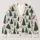 Teal Evergreen Trees and Snowflakes for Cozy Holiday Layering Through Winter Days All-over Print Knitted Cardigan - 1