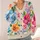 Watercolor Garden Blooms For Everyday Spring Layering And Weekend Outings For Women All-over Print Knitted Cardigan - 4