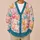 Colorful Sheep Motif for Cozy Farmhouse Layering and Relaxed Everyday Weekend Style All-over Print Knitted Cardigan - 6