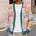 Colorful Sheep Motif for Cozy Farmhouse Layering and Relaxed Everyday Weekend Style All-over Print Knitted Cardigan - 5