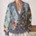 Colorful Christmas Tree Holiday Layering Style for Women and Cozy Winter Gatherings All-over Print Knitted Cardigan - 2