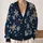 Navy Snowflake Motifs with Red Accents for Cozy Holiday Layering, Winter Gifts for Women All-over Print Knitted Cardigan - 2