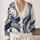 Navy Octopus Tentacles on Ivory Coastal Style for Relaxed Everyday Wear and Ocean Lovers All-over Print Knitted Cardigan - 2