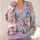 Rosy Gnome Christmas Scenes for Cozy Winter Layering and Festive Everyday Style Wear All-over Print Knitted Cardigan - 4