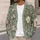 Vintage Sage Floral Layering Style for Garden Walks, Brunch, and Everyday Outings All-over Print Knitted Cardigan - 5