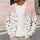 Blush Pink Black Dot Colorblock Layer for Playful Everyday Street Style Youth Wardrobe All-over Print Knitted Cardigan - 5