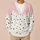Blush Pink Black Dot Colorblock Layer for Playful Everyday Street Style Youth Wardrobe All-over Print Knitted Cardigan - 6