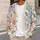 Abstract Floral Petals in Pastel Tones for Relaxed Weekend Layering and Garden Days All-over Print Knitted Cardigan - 5