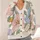 Abstract Floral Petals in Pastel Tones for Relaxed Weekend Layering and Garden Days All-over Print Knitted Cardigan - 4