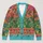 Colorful Floral Folk Motifs for Everyday Layering, Youthful Bohemian Style for Women All-over Print Knitted Cardigan - 1