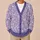 Lavender Wildflower Hearts For Everyday Layering, Cottagecore Style, And Spring Days All-over Print Knitted Cardigan - 6