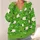 Sheep Meadow Motif for Cozy Countryside Layering and Everyday Farmhouse Style Wear All-over Print Knitted Cardigan - 4
