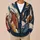 Abstract Horse Motif For Relaxed Weekend Layering, Equestrian Style For Everyday Wear All-over Print Knitted Cardigan - 6