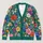 Colorful Wildflower Garden Motif for Relaxed Everyday Layering and Weekend Outings All-over Print Knitted Cardigan - 1