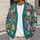 Colorful Wildflower Garden Motif for Relaxed Everyday Layering and Weekend Outings All-over Print Knitted Cardigan - 5