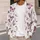 Purple Butterfly Motifs for Autumn Outings and Relaxed Everyday Layering for Women All-over Print Knitted Cardigan - 5