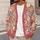 Vibrant Floral Blooms for Weekend Layering and Garden Gatherings, Feminine Style All-over Print Knitted Cardigan - 5