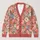 Vibrant Floral Blooms for Weekend Layering and Garden Gatherings, Feminine Style All-over Print Knitted Cardigan - 1